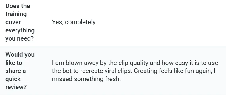 Member review